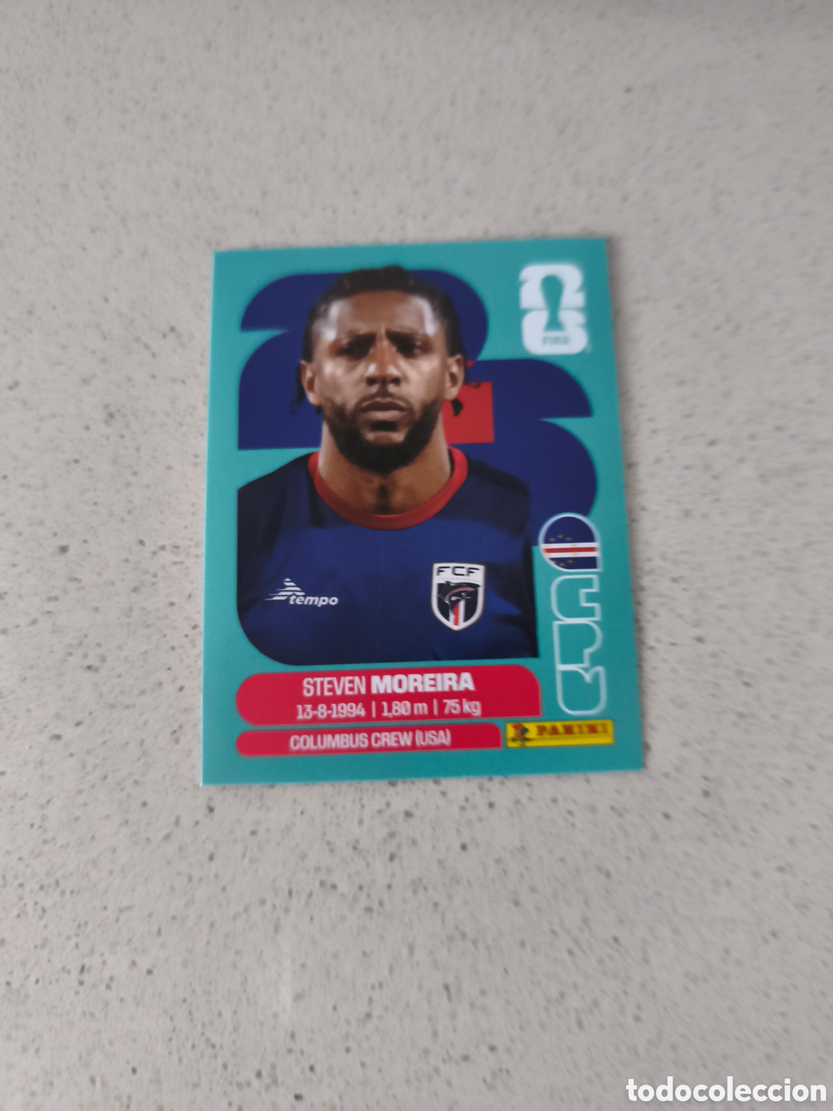 Cromos de f&uacute;tbol: CROMO N&Uacute;MERO 6 MOREIRA CABO VERDE. MUNDIAL 2026. PANINI.