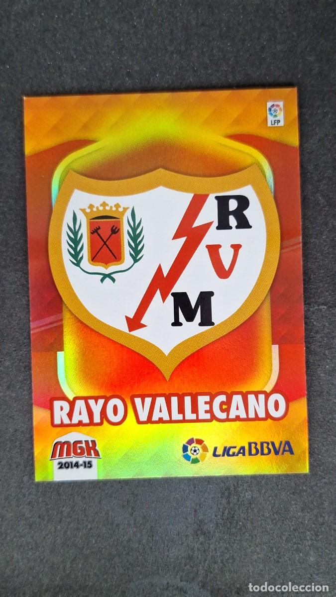Cromos de f&uacute;tbol: L1 ESCUDO RAYO VALLECANO 271 PANINI MEGACRACKS 2014 2015 14 15