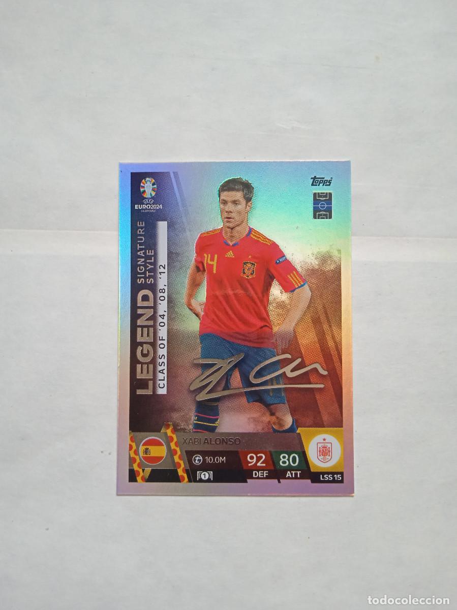 Cromos de f&uacute;tbol: Topps Match Attax UEFA EURO 2024 #LSS15 &rdquo;Xabi Alonso&rdquo; Leyenda de Espa&ntilde;a