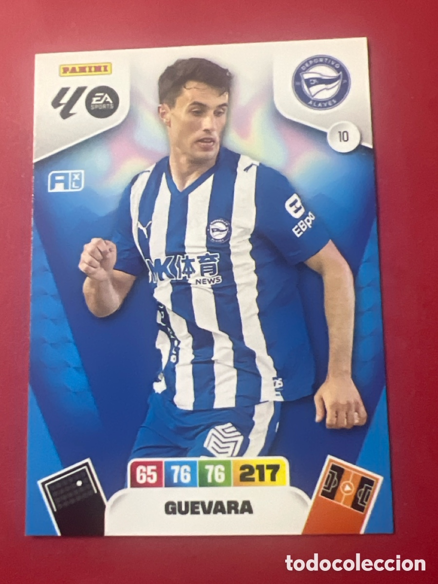 Cromos de f&uacute;tbol: C9215. 10 GUEVARA ALAV&Eacute;S | ADRENALYN XL LALIGA 2025-26