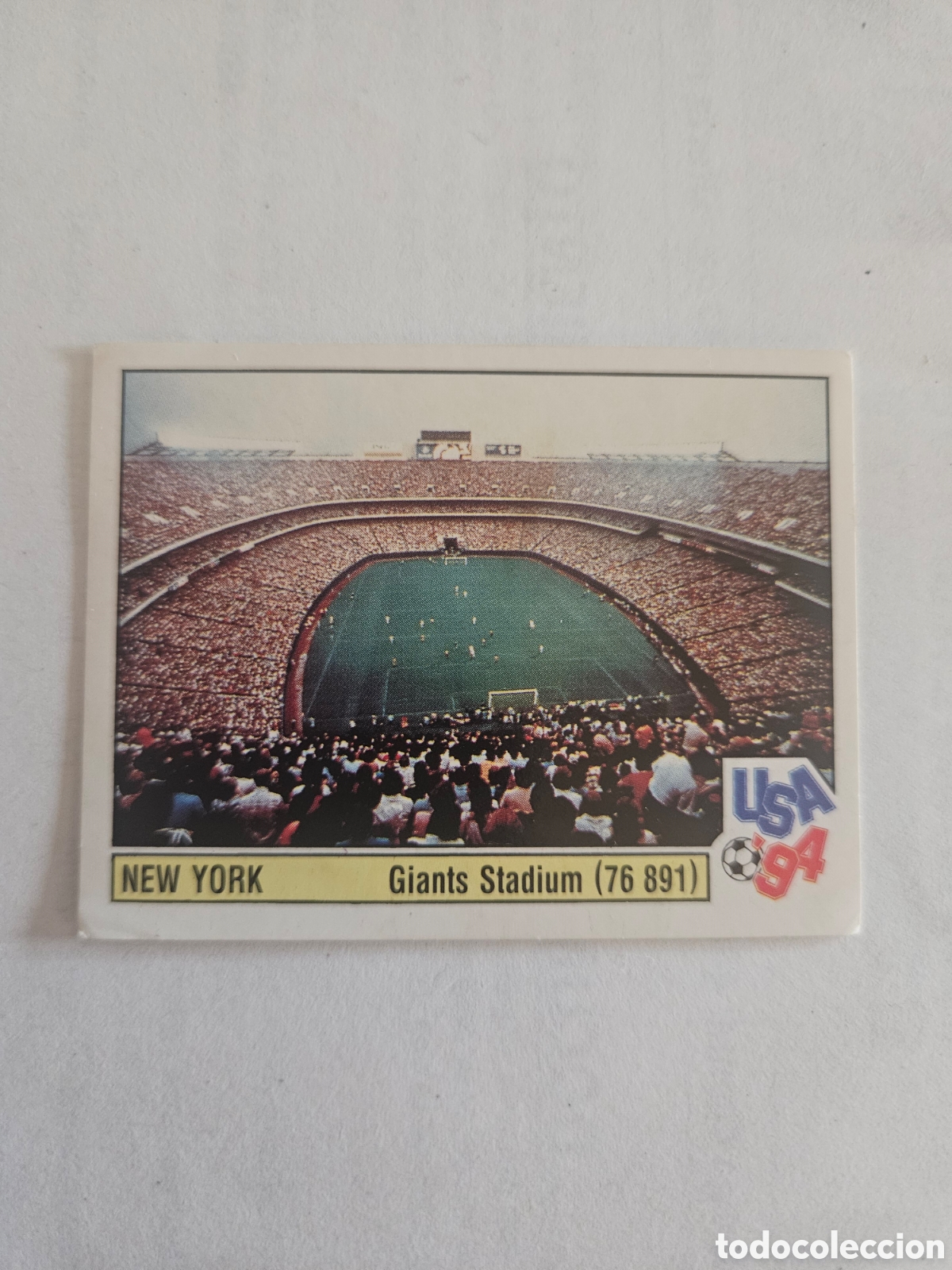 Cromos de f&uacute;tbol: N&deg;9 New York - Giants Stadium Mundial USA 94 PANINI. Nunca pegado