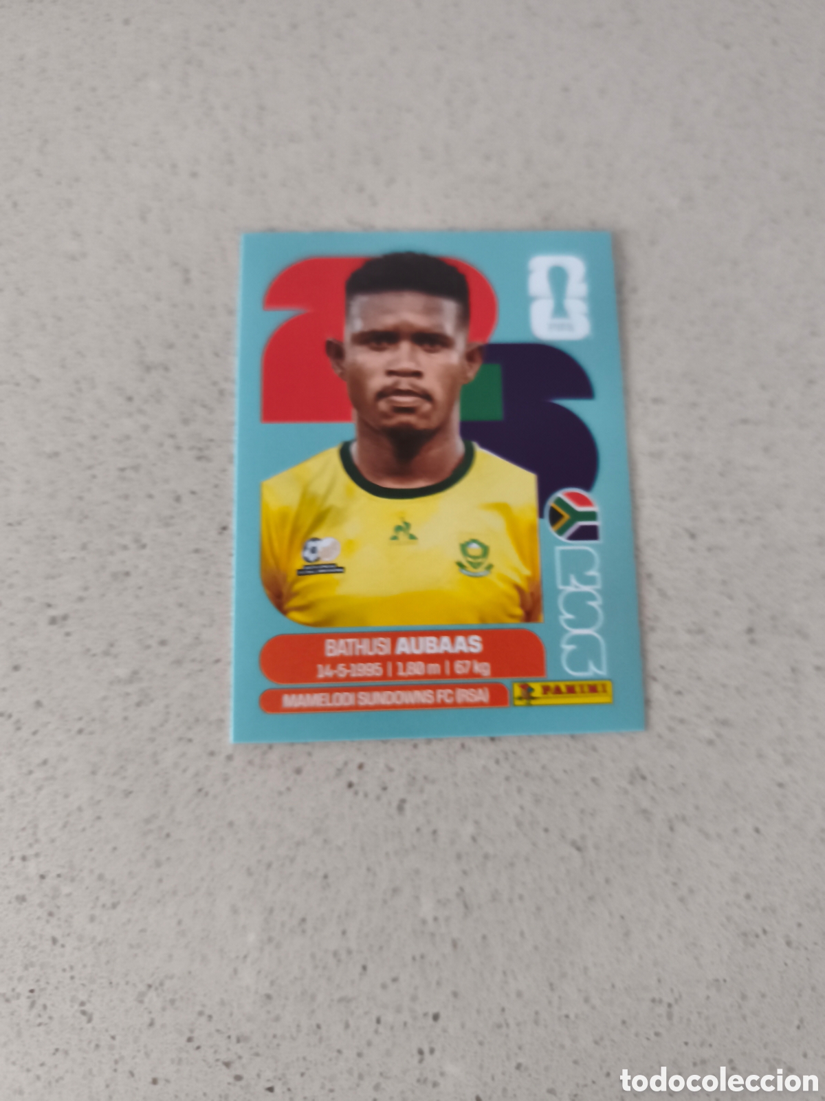 Cartes &agrave; collectionner de Football: CROMO N&Uacute;MERO 14 AUBAAS SUD&Aacute;FRICA. MUNDIAL 2026. PANINI.