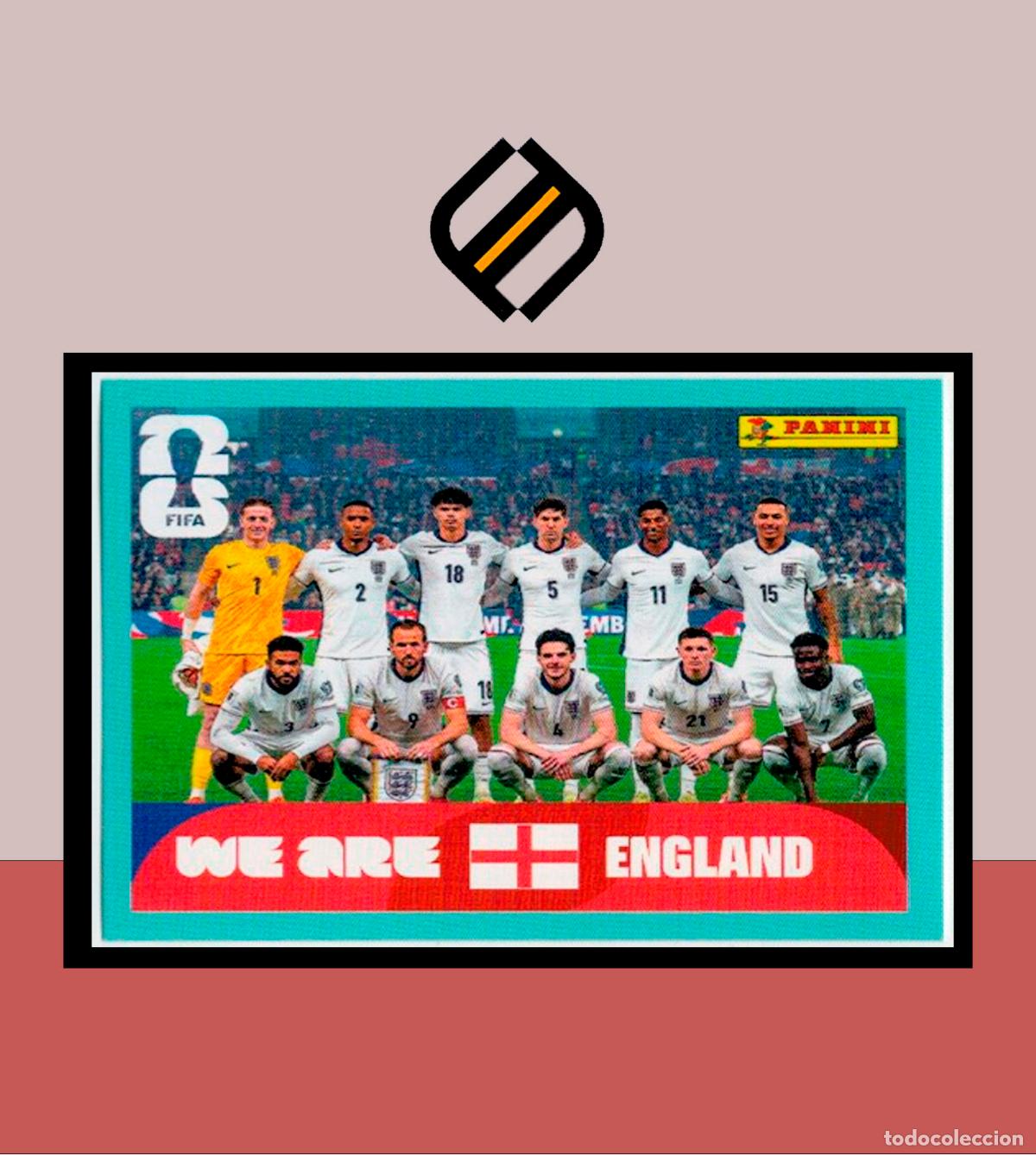 Cartes &agrave; collectionner de Football: PANINI FIFA CLUB WORLD CUP 2026 26 ENG 13 ALINEACI&Oacute;N INGLATERRA STICKER MUNDIAL MEX CAN USA LIGA