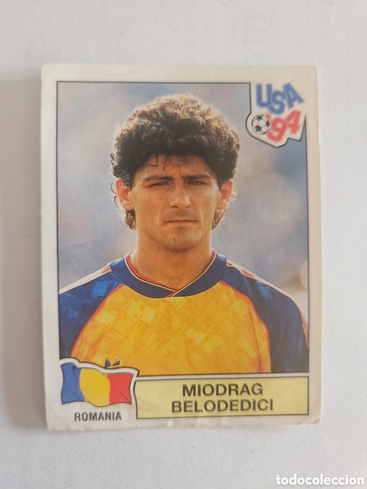 Cartes &agrave; collectionner de Football: MIODRAG BELODEDICI SELECCION RUMANIA 75 MUNDIAL USA 1994 94 PANINI NUNCA PEGADO SIN PEGAR