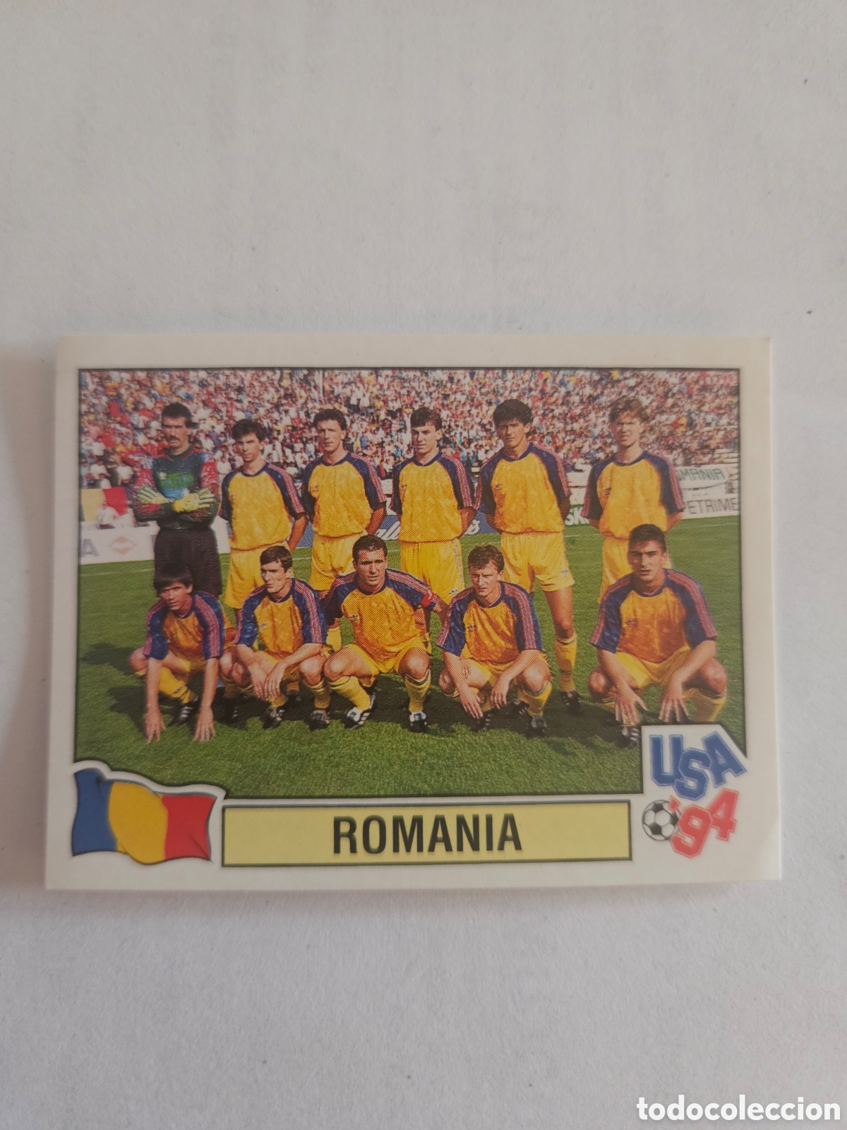 Cartes &agrave; collectionner de Football: N&deg;86 Alineaci&oacute;n Romania (Ruman&iacute;a) Mundial USA 94 PANINI. Nunca pegado