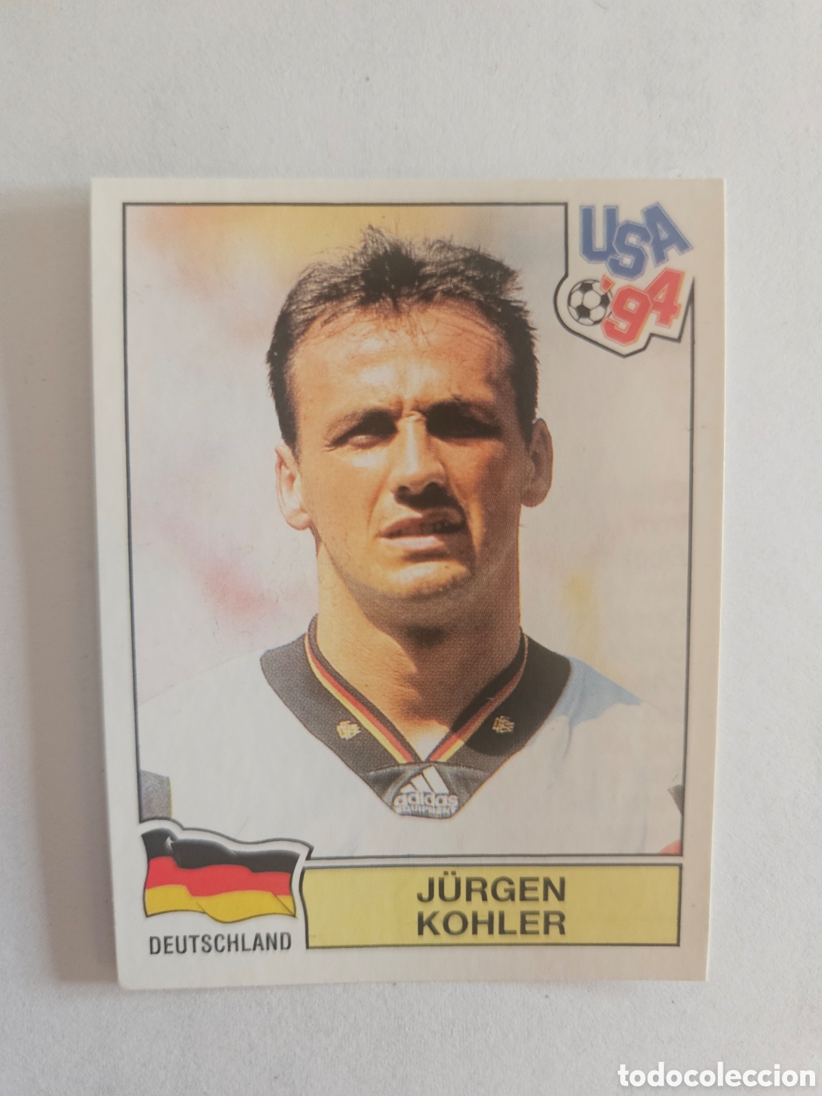 Cromos de f&uacute;tbol: J&Uuml;RGEN KOHLER ALEMANIA 170 MUNDIAL USA 1994 94 PANINI NUNCA PEGADO SIN PEGAR