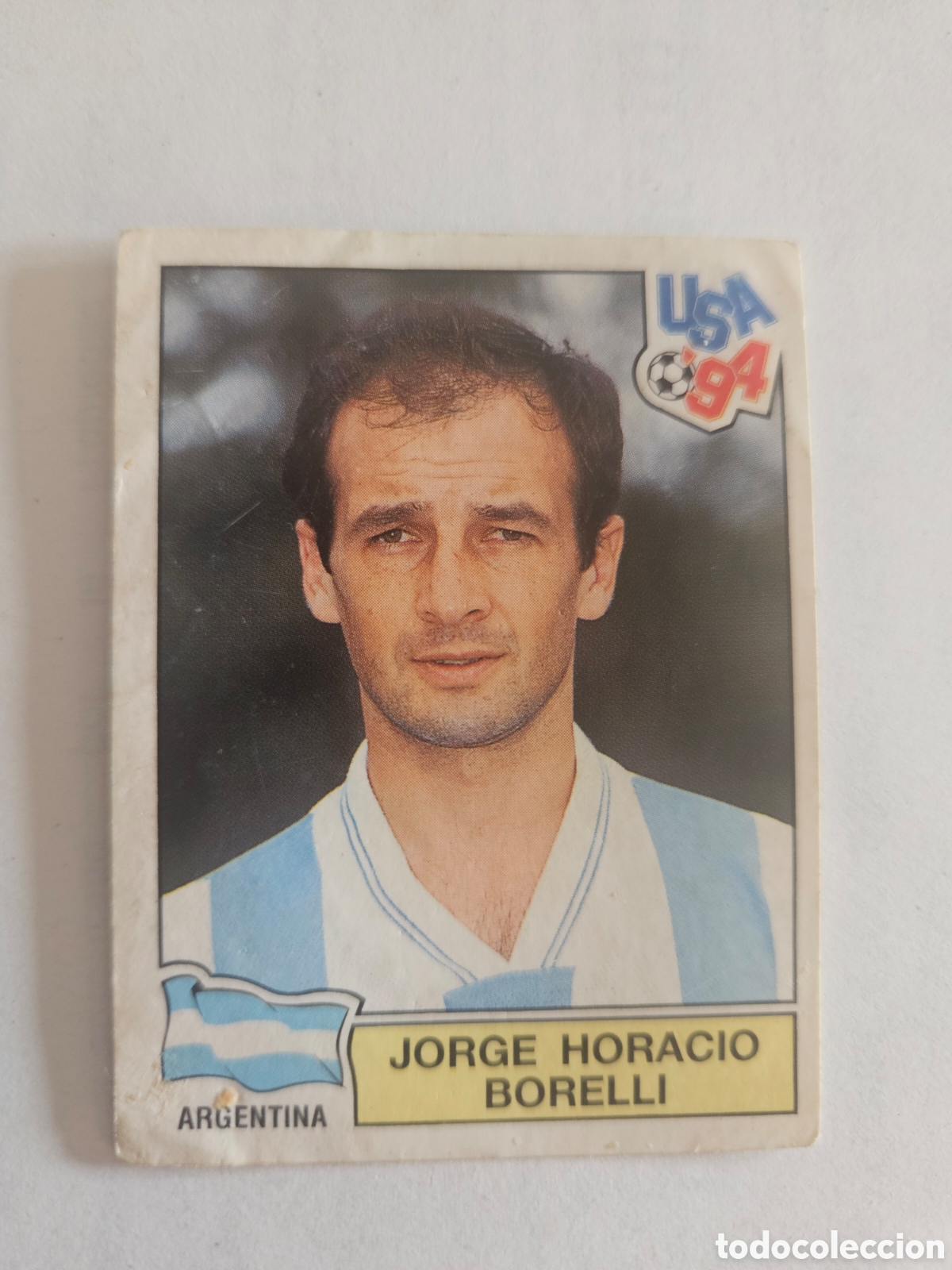 Cromos de f&uacute;tbol: Cromo Mundial USA 94 Panini Argentina Jorge Horacio Borelli n&uacute;mero 251