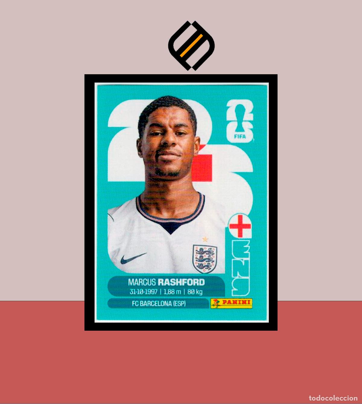 Cromos de f&uacute;tbol: PANINI FIFA CLUB WORLD CUP 2026 26 ENG 19 MARCUS RASHFORD INGLATERRA STICKER MUNDIAL MEX CAN USA