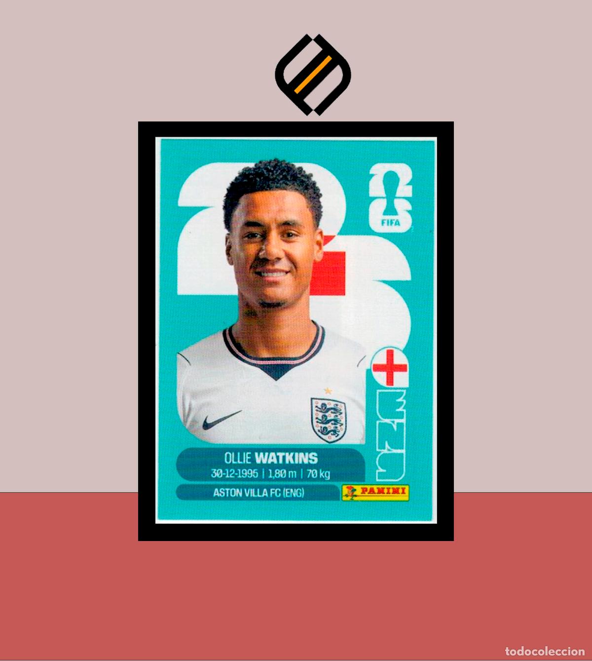 Cromos de f&uacute;tbol: PANINI FIFA CLUB WORLD CUP 2026 26 ENG 20 OLLIE WATKINS INGLATERRA STICKER MUNDIAL MEX CAN USA LIGA