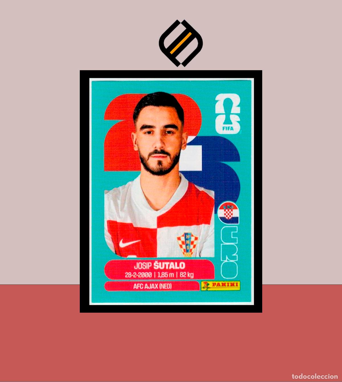 Cromos de f&uacute;tbol: PANINI FIFA CLUB WORLD CUP 2026 26 CRO 7 JOSIP SUTALO CROACIA STICKER MUNDIAL MEX CAN USA LIGA