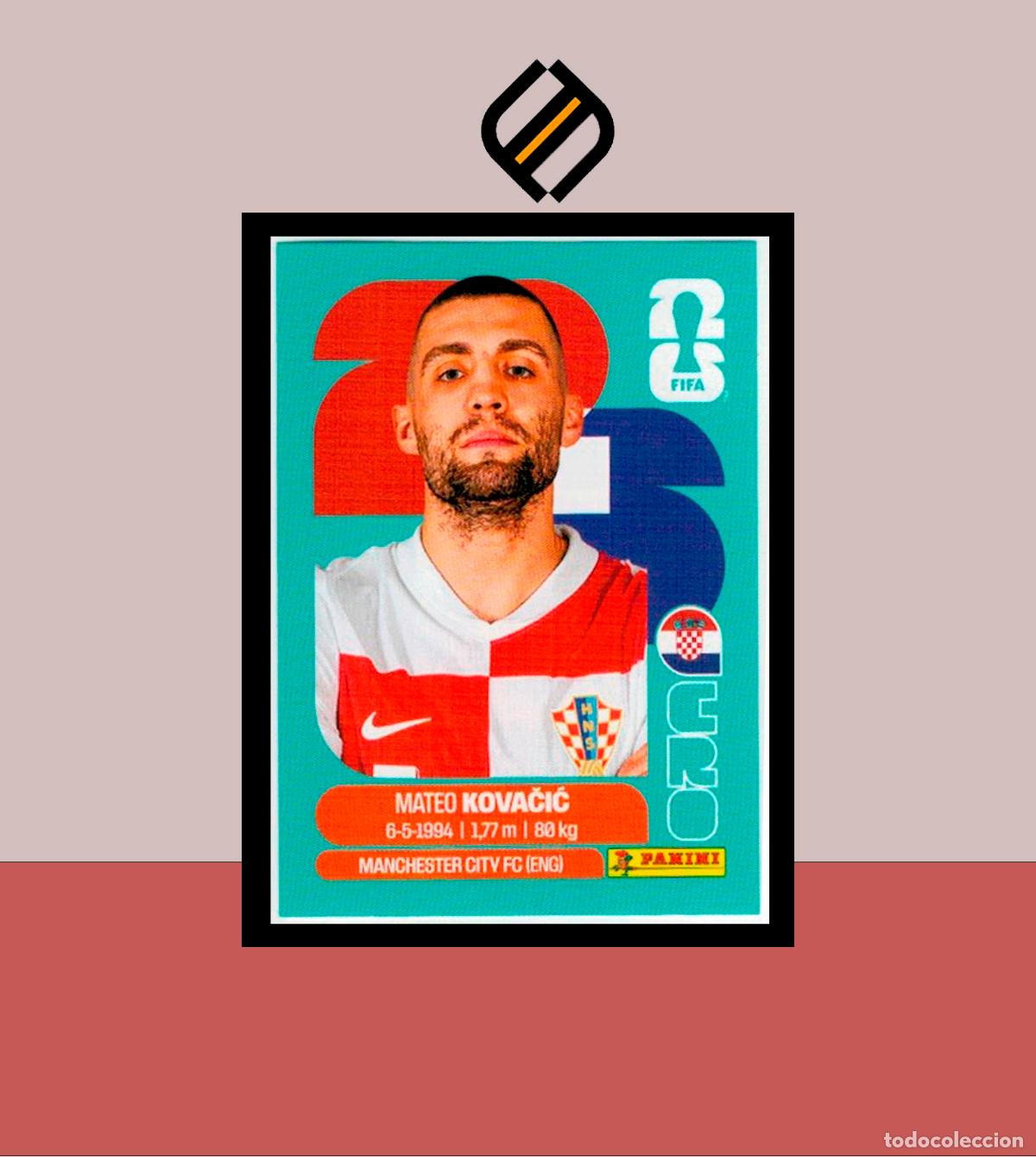 Cartes &agrave; collectionner de Football: PANINI FIFA CLUB WORLD CUP 2026 26 CRO 10 MATEO KOVACIC CROACIA STICKER MUNDIAL MEX CAN USA LIGA