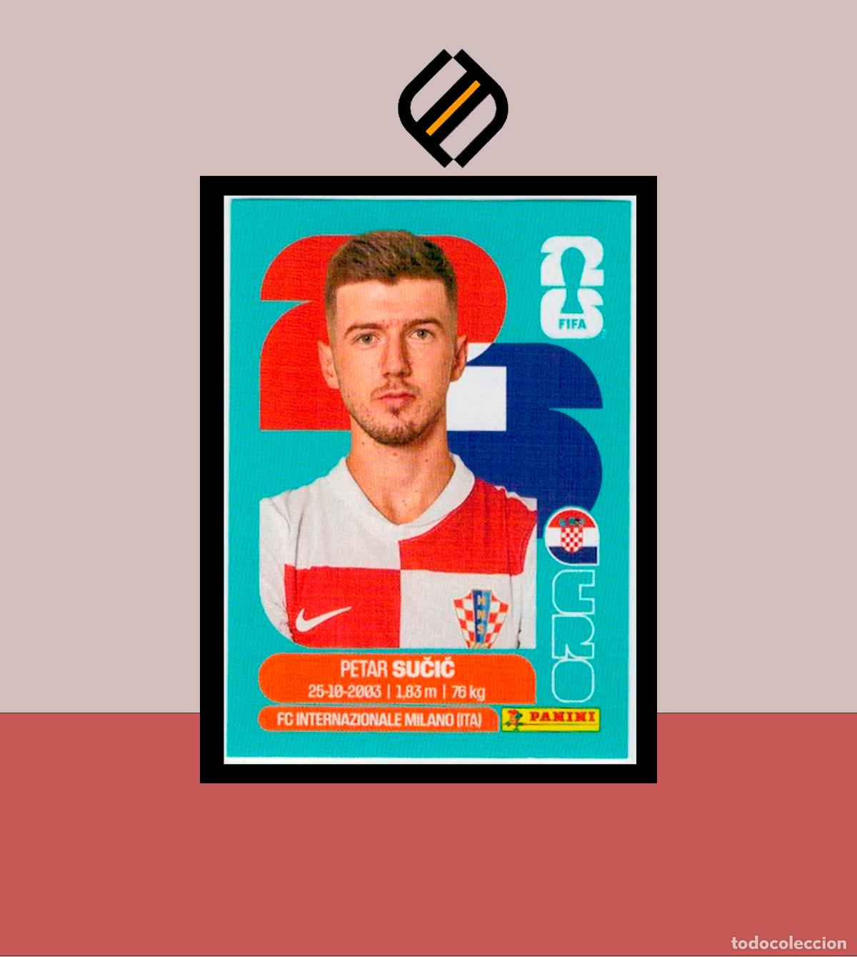 Cromos de f&uacute;tbol: PANINI FIFA CLUB WORLD CUP 2026 26 CRO 15 PETAR SUCIC CROACIA STICKER MUNDIAL MEX CAN USA LIGA