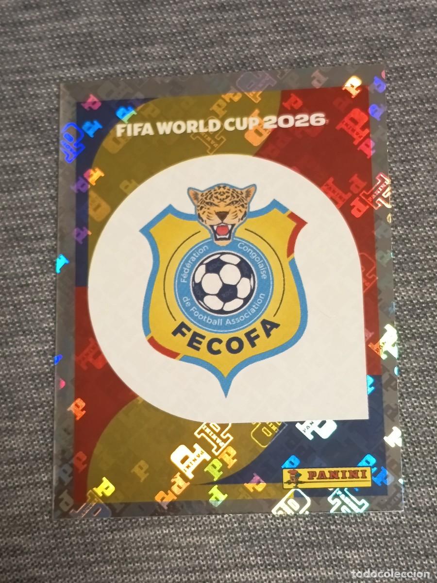 Football Stickers: ESCUDO REPUBLICA DEL CONGO COD 1 STICKER MUNDIAL 2026 PANINI FIFA WORLD CUP NUEVO
