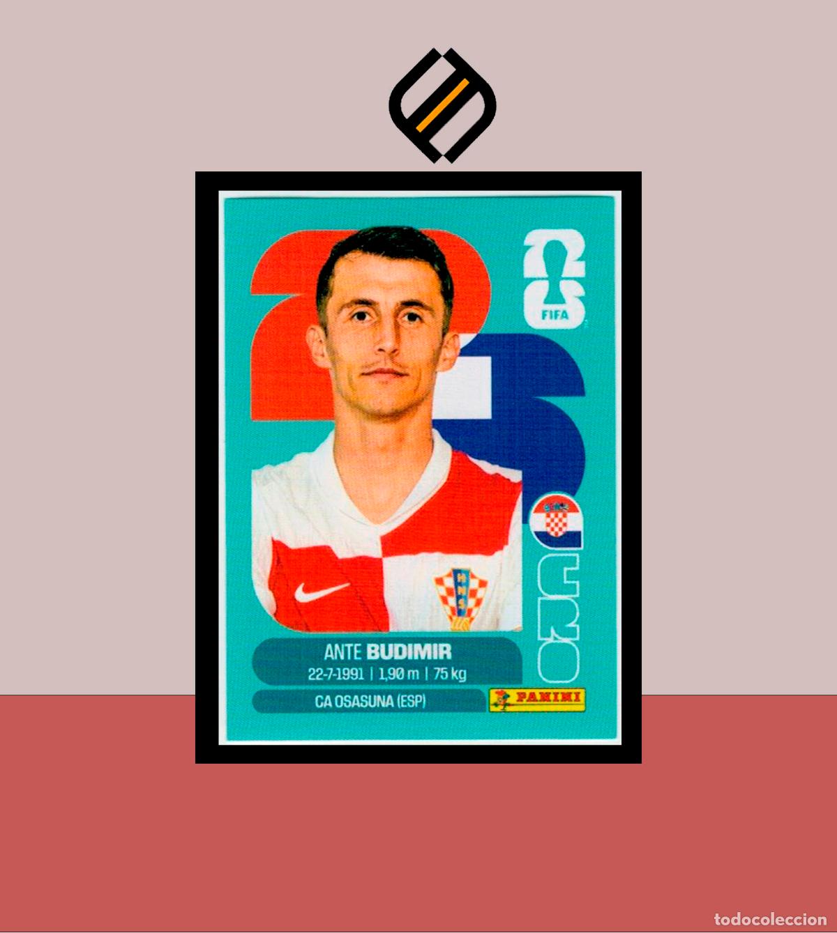 Cromos de f&uacute;tbol: PANINI FIFA CLUB WORLD CUP 2026 26 CRO 18 ANTE BUDIMIR CROACIA STICKER MUNDIAL MEX CAN USA LIGA
