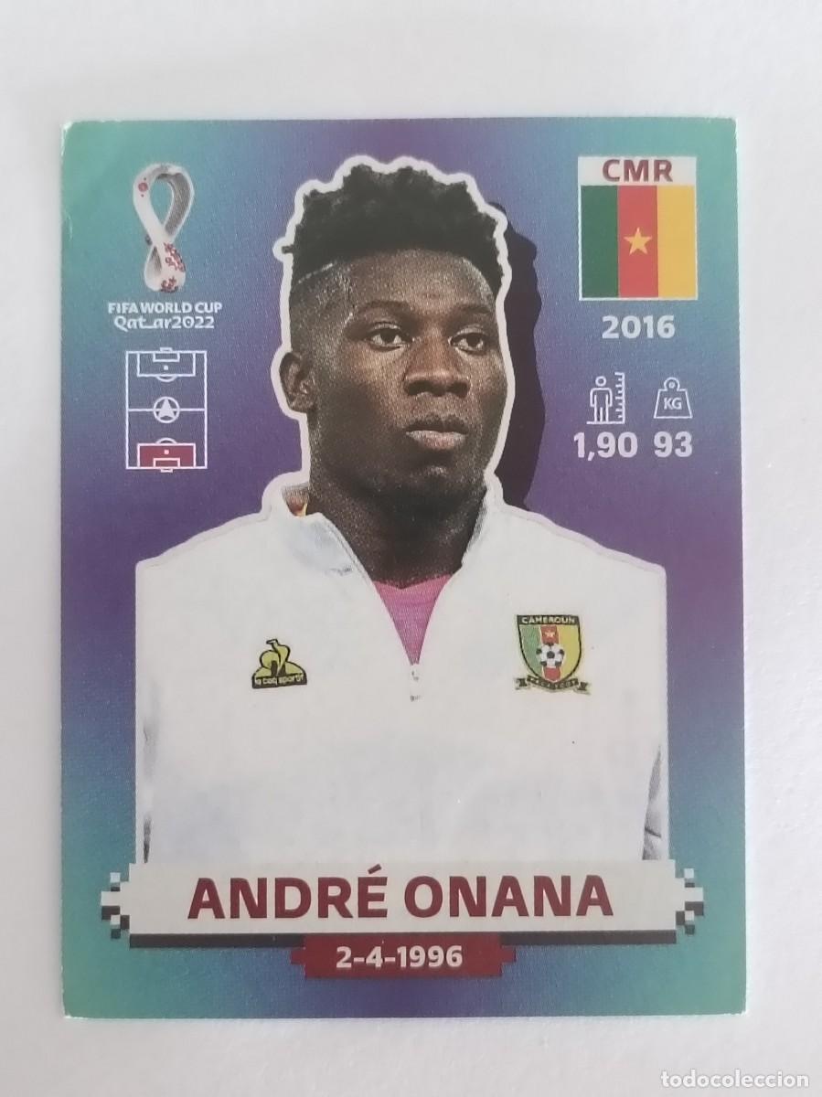 Cromos de f&uacute;tbol: #CMR 3 ANDRE ONANA (CAMERUN) MUNDIAL QATAR 2022 PANINI