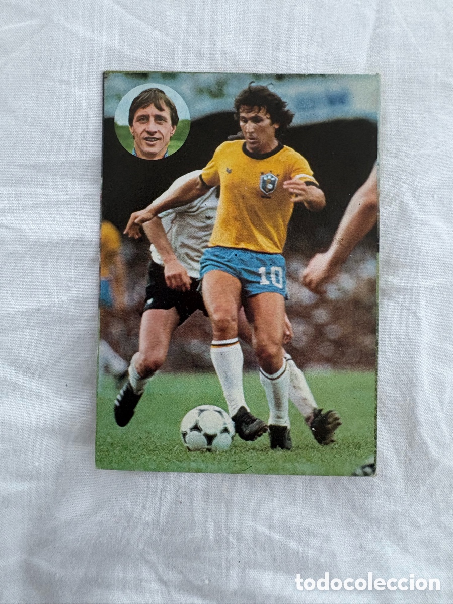 Figurine di Calcio: CROMO 181 ZICO BRASIL APRENDE CRUYFF 1984 geprodesa el de las fotos