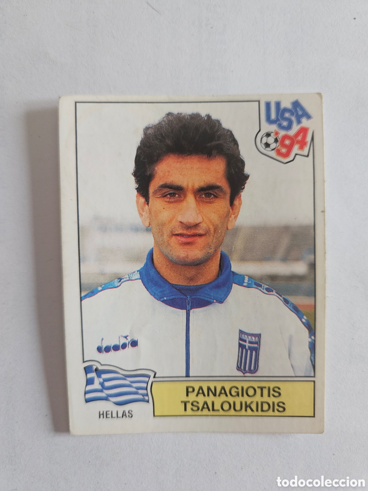 Cromos de Futebol: Cromo Mundial USA 94 Panini Hellas Panagiotis Tsaloukidis n&uacute;mero 272