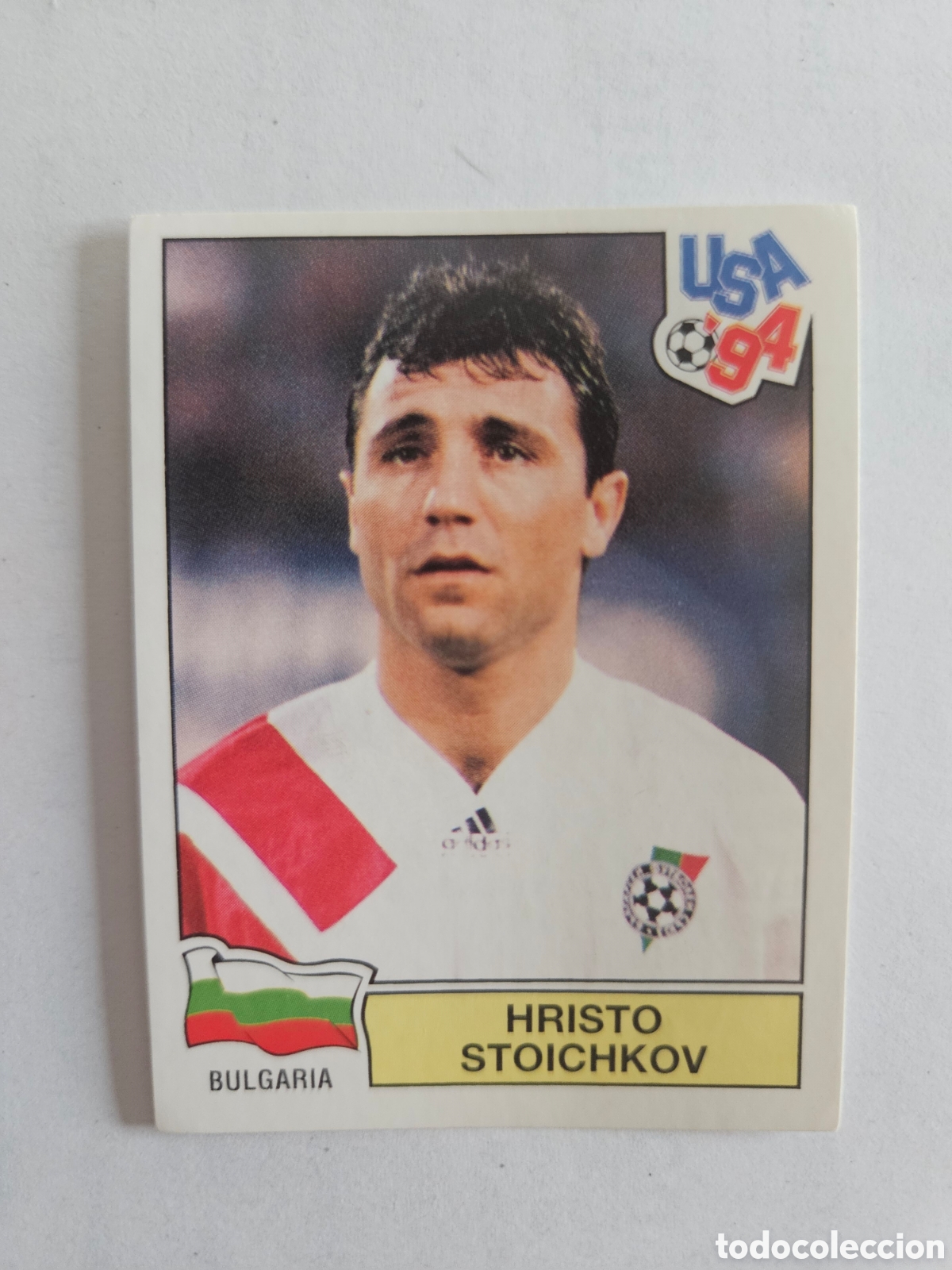 Cromos de Futebol: HRISTO STOICHKOV BULGARIA 295 MUNDIAL USA 1994 94 PANINI NUNCA PEGADO SIN PEGAR