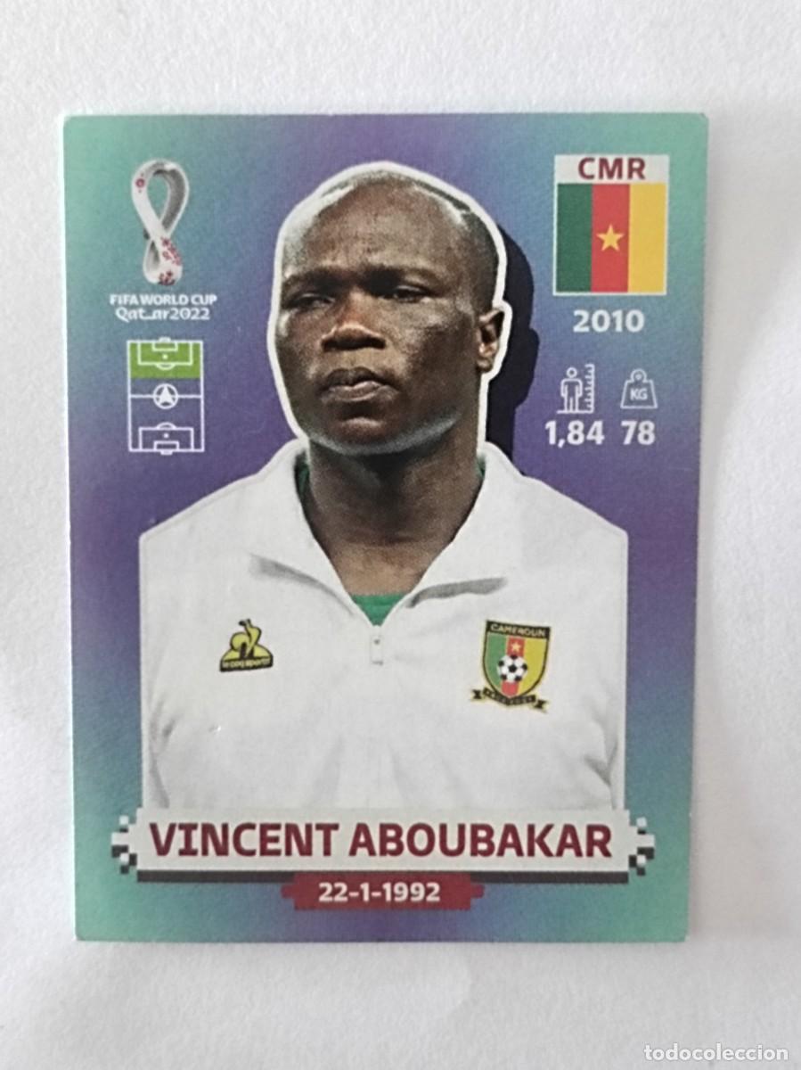 Cromos de Futebol: #CMR 16 VINCENT ABOUBAKAR (CAMERUN) MUNDIAL QATAR 2022 PANINI