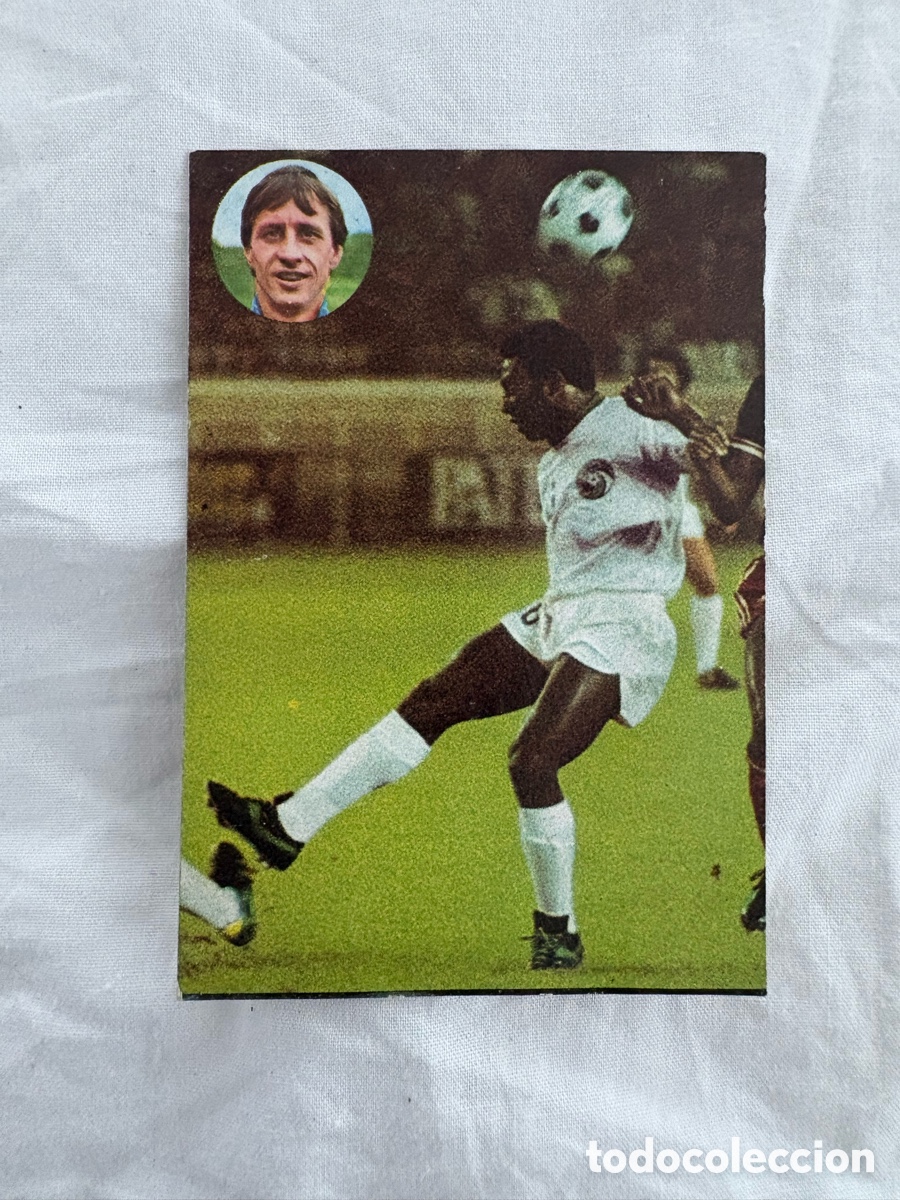 Cromos de Futebol: CROMO 32 PELE APRENDE CRUYFF 1984 geprodesa el de las fotos