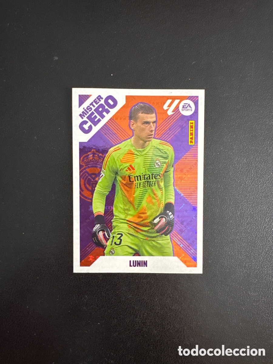 Cromos de Futebol: LUNIN MISTER CERO NUMERO 7 LIGA ESTE 2025 2026