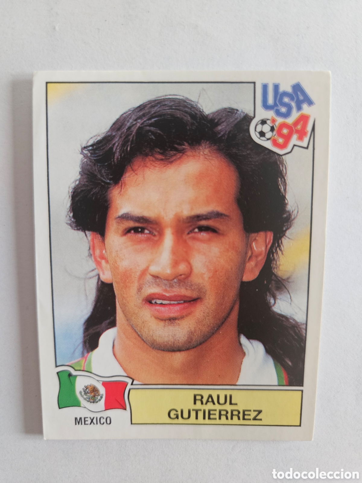 Cromos de f&uacute;tbol: RAUL GUTIERREZ MEXICO 365 MUNDIAL USA 1994 94 PANINI NUNCA PEGADO SIN PEGAR