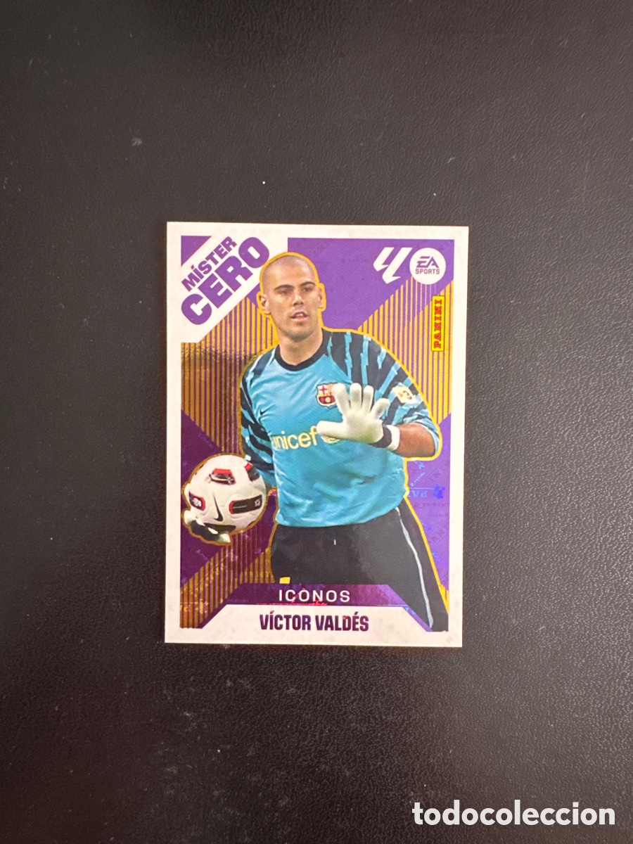 Cromos de f&uacute;tbol: V&Iacute;CTOR VALD&Eacute;S MISTER CERO NUMERO 16 LIGA ESTE 2025 2026