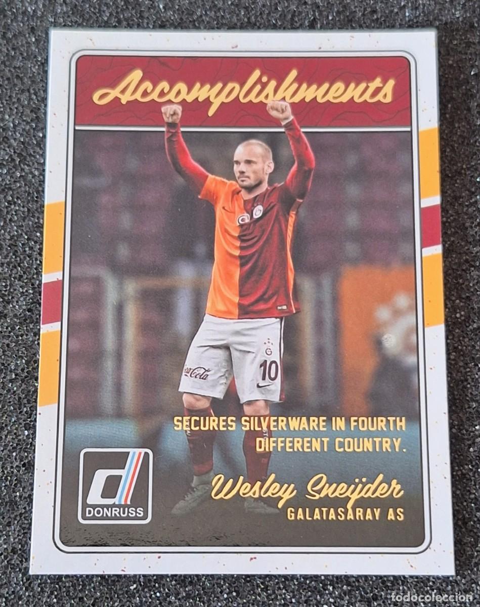 Cromos de f&uacute;tbol: Wesley Sneijder Galatasaray Panini Donruss Soccer Accomplishments