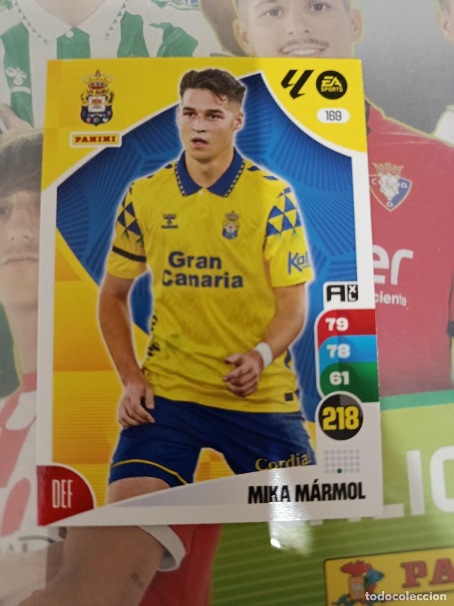 Cromos de f&uacute;tbol: Adrenalyn 24/25. 169- Mika M&aacute;rmol. Las Palmas.