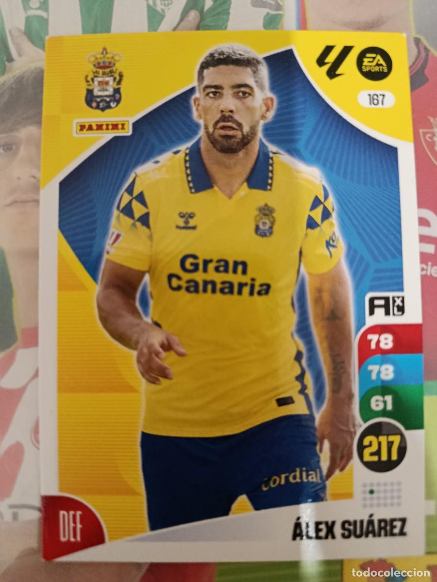 Cromos de f&uacute;tbol: Adrenalyn 24/25. 167- &Aacute;lex Su&aacute;rez. Las Palmas.