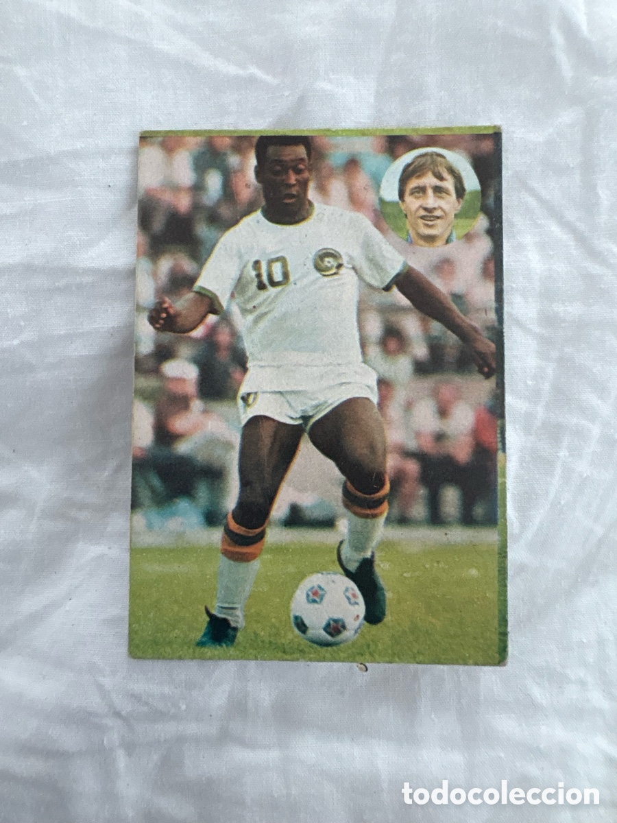 Cromos de f&uacute;tbol: CROMO 167 PELE APRENDE CRUYFF 1984 geprodesa el de las fotos