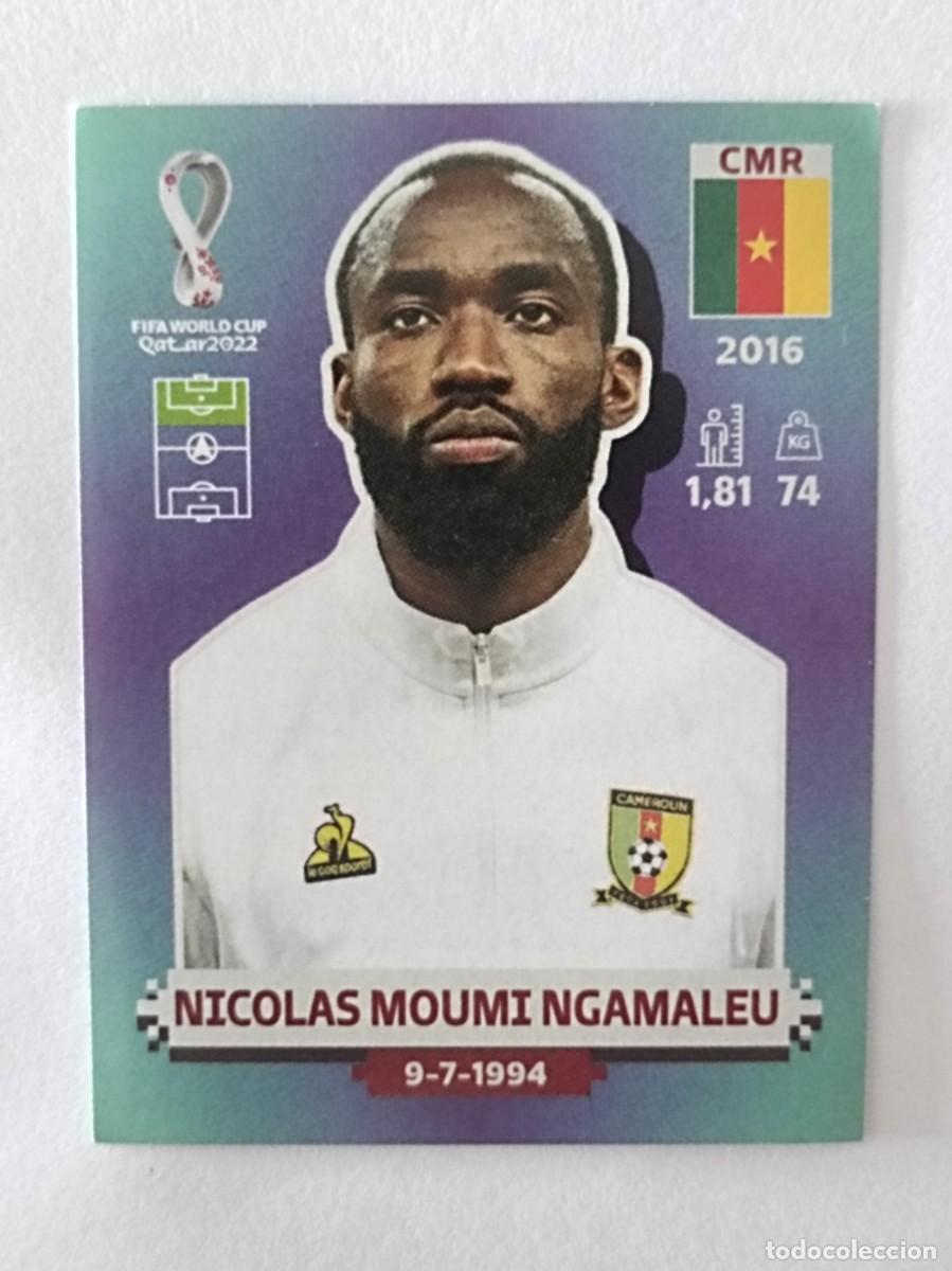 Cromos de f&uacute;tbol: #CMR 19 NICOLAS MOUMI NGAMALEU (CAMERUN) MUNDIAL QATAR 2022 PANINI