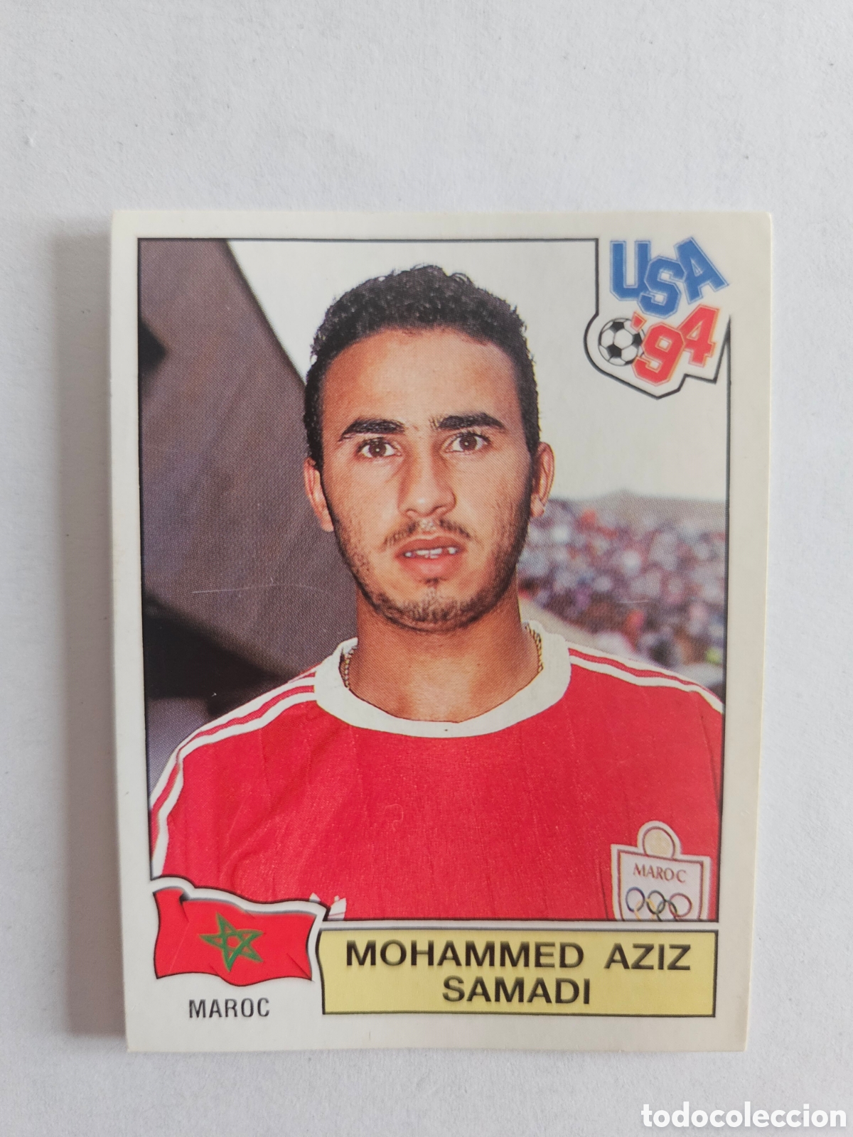 Cromos de f&uacute;tbol: SAMADI 407 MARRUECOS MUNDIAL USA ESTADOS UNIDOS 1994 94 PANINI NUNCA PEGADO SIN PEGAR