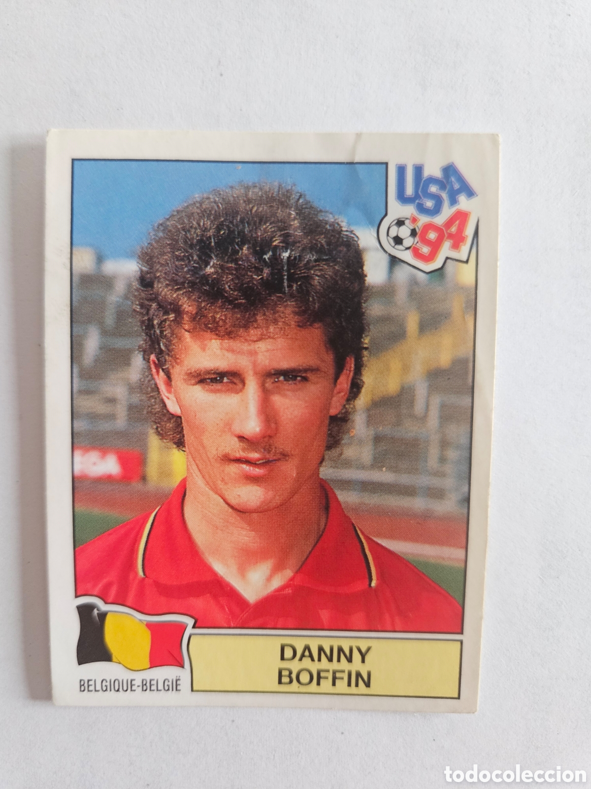 Cromos de f&uacute;tbol: 388 USA 94 MUNDIAL 1994 PANINI DANNY BOFFIN - BELGICA -- CROMO NUNCA PEGADO