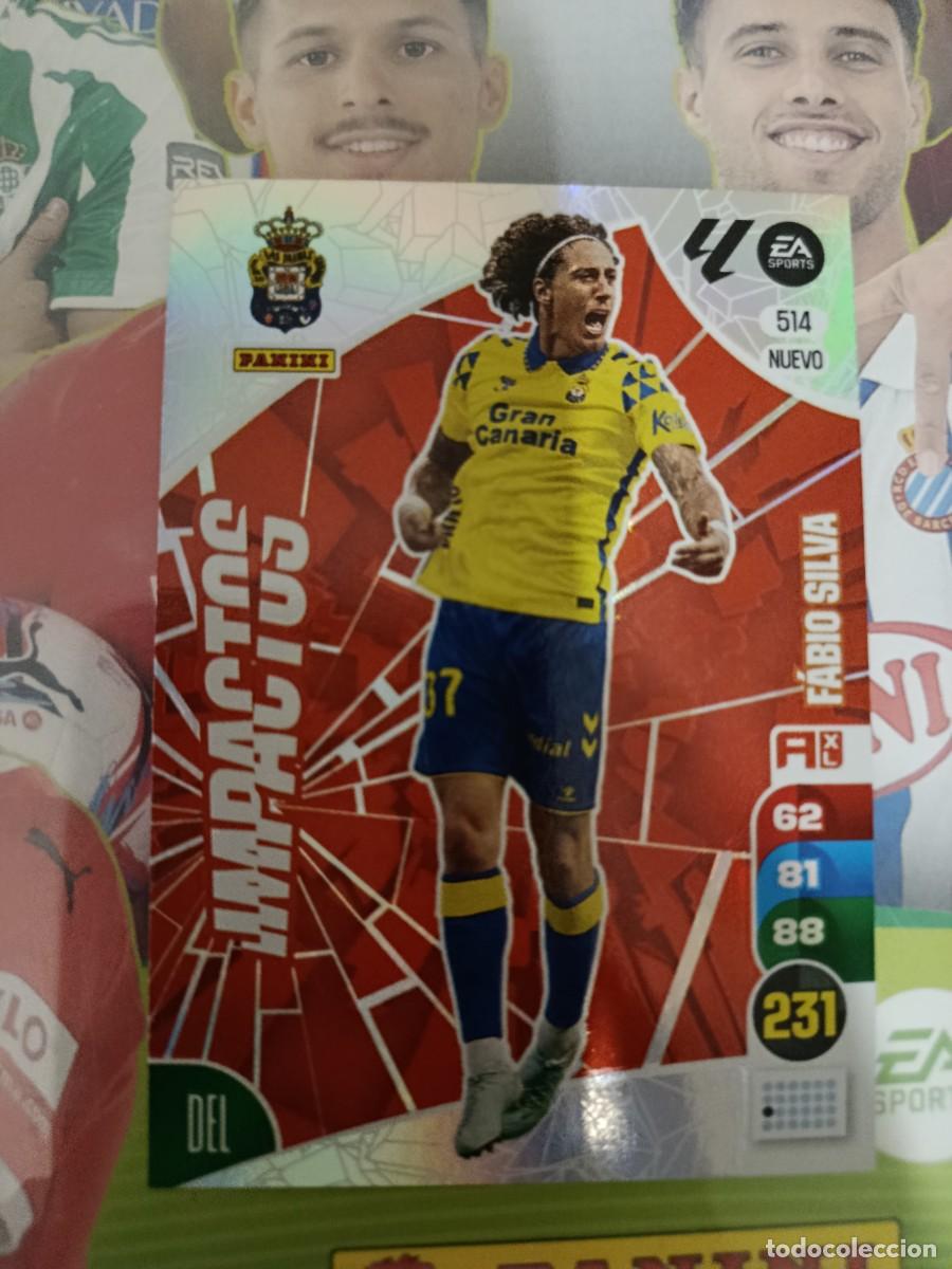Cromos de f&uacute;tbol: Adrenalyn 24/25. 514- Fabio Silva. Las Palmas. Nuevo impactos.