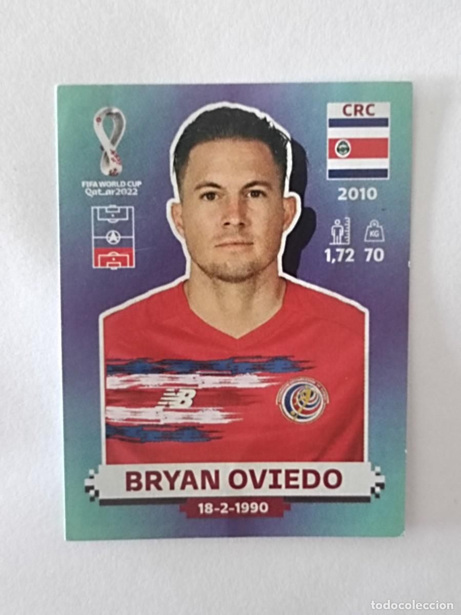 Cromos de f&uacute;tbol: #CRC 9 BRYAN OVIEDO (COSTA RICA) MUNDIAL QATAR 2022 PANINI