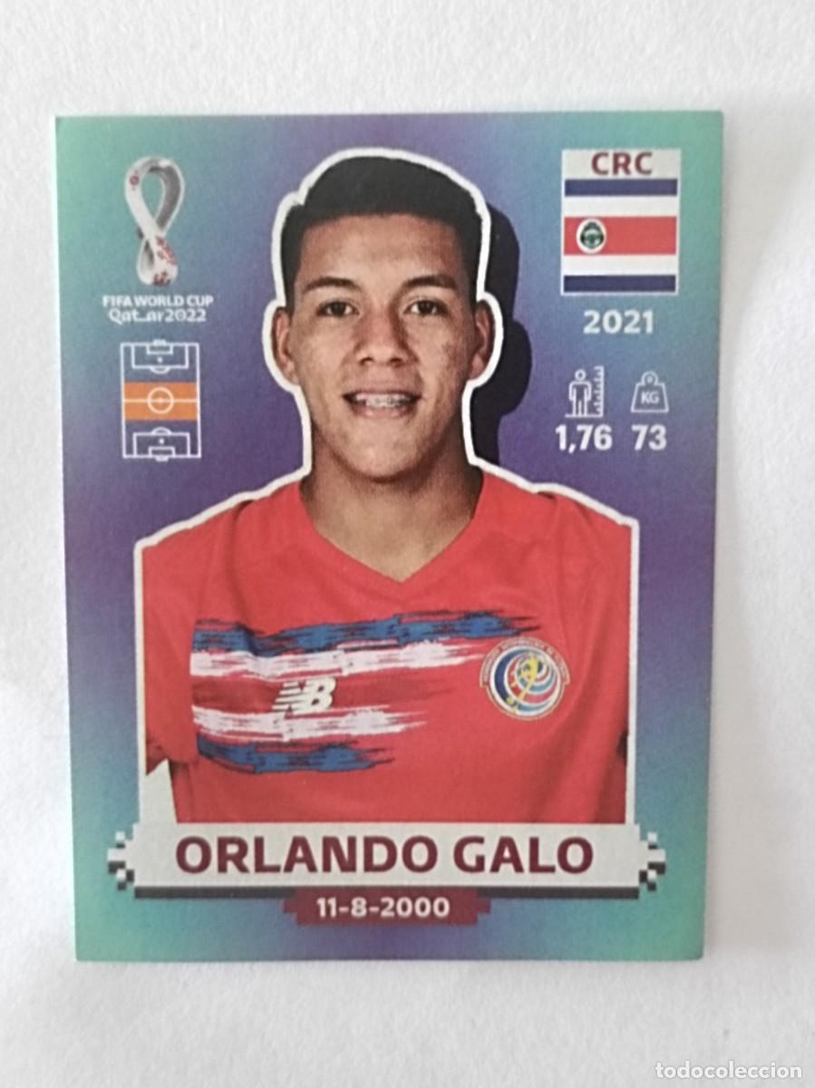 Cromos de Futebol: #CRC 13 ORLANDO GALO (COSTA RICA) MUNDIAL QATAR 2022 PANINI