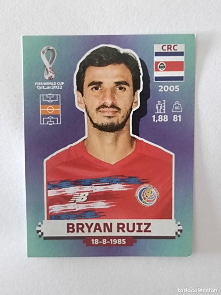 Cromos de Futebol: #CRC 14 BRYAN RUIZ (COSTA RICA) MUNDIAL QATAR 2022 PANINI