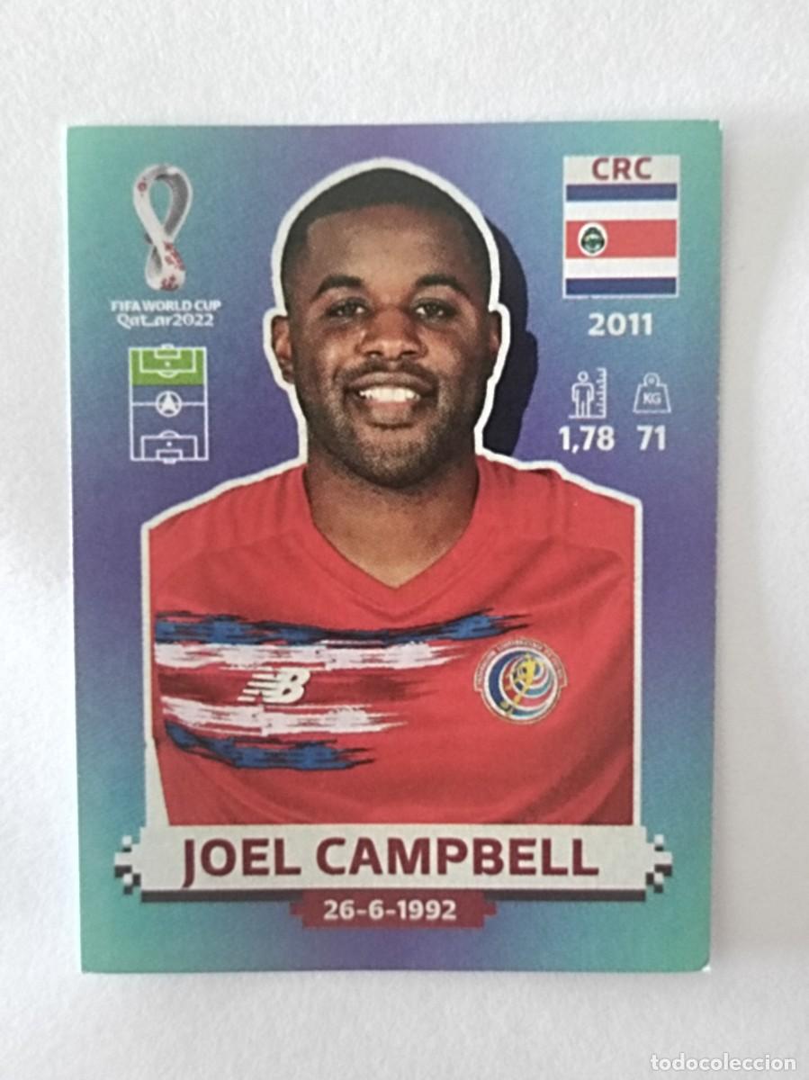 Cromos de Futebol: #CRC 17 JOEL CAMPBELL (COSTA RICA) MUNDIAL QATAR 2022 PANINI