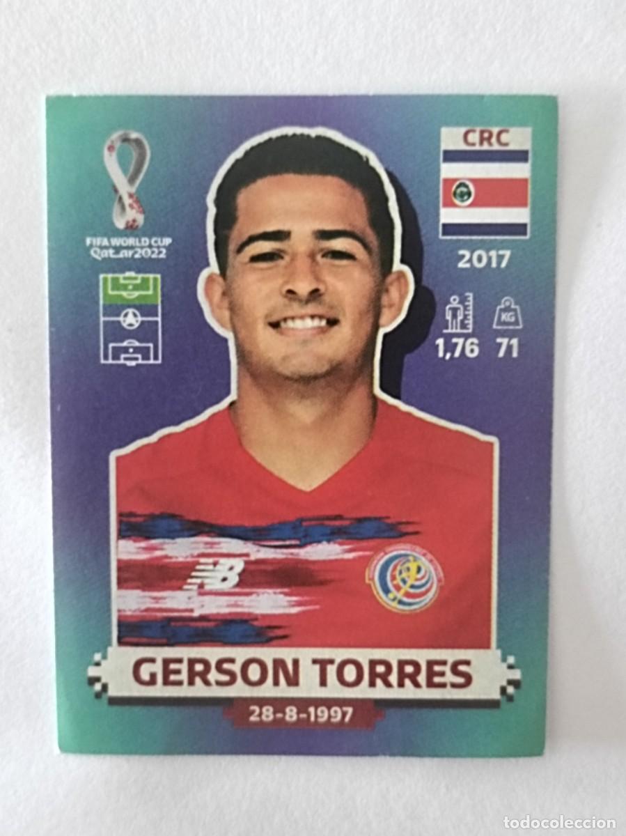 Cromos de Futebol: #CRC 19 GERSON TORRES (COSTA RICA) MUNDIAL QATAR 2022 PANINI