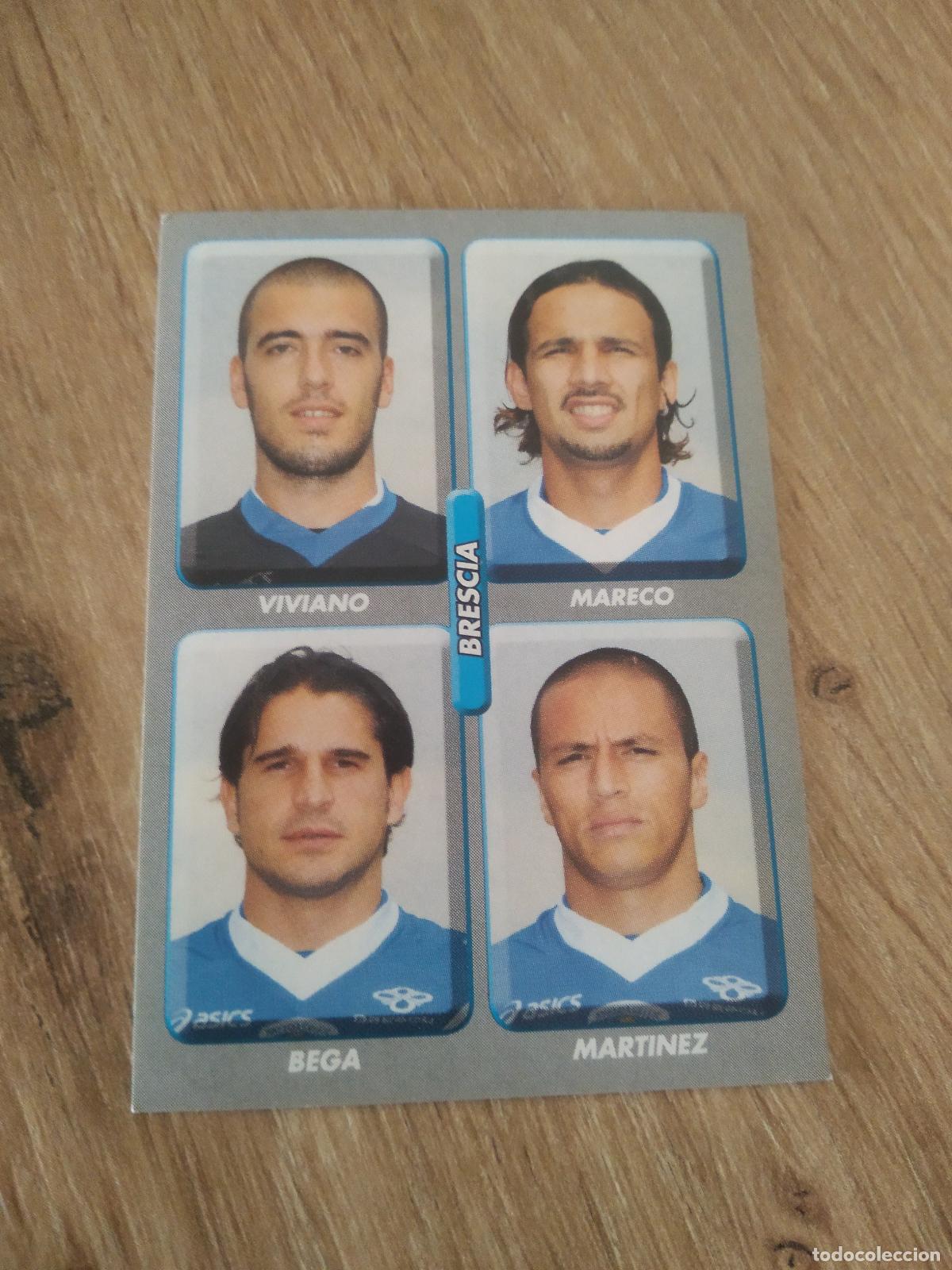 Cromos de f&uacute;tbol: 515 VIVIANO MARECO BEGA MARTINEZ BRESCIA CROMO FUTBOL PANINI LIGA ITALIA 2008-2009 CALCIATORI 08-09