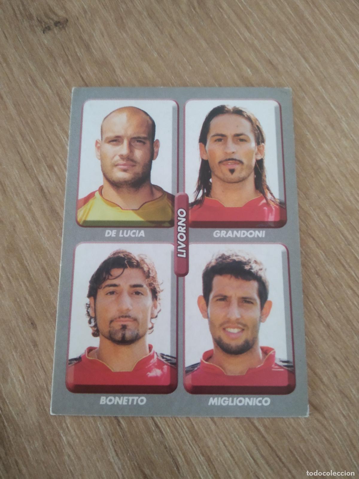 Cromos de f&uacute;tbol: 548 DE LUCIA GRANDONI BONETTO MIGLIONICO CROMO FUTBOL PANINI LIGA ITALIA 2008-2009 CALCIATORI 08-09