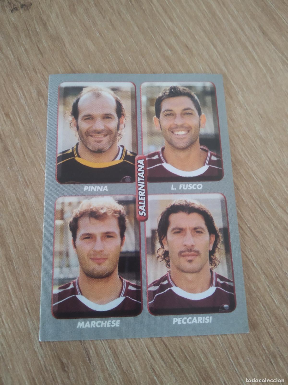 Cromos de f&uacute;tbol: 593 PINNA FUSCO MARCHESE PECCARISI CROMO FUTBOL PANINI LIGA ITALIA 2008-2009 CALCIATORI 08-09