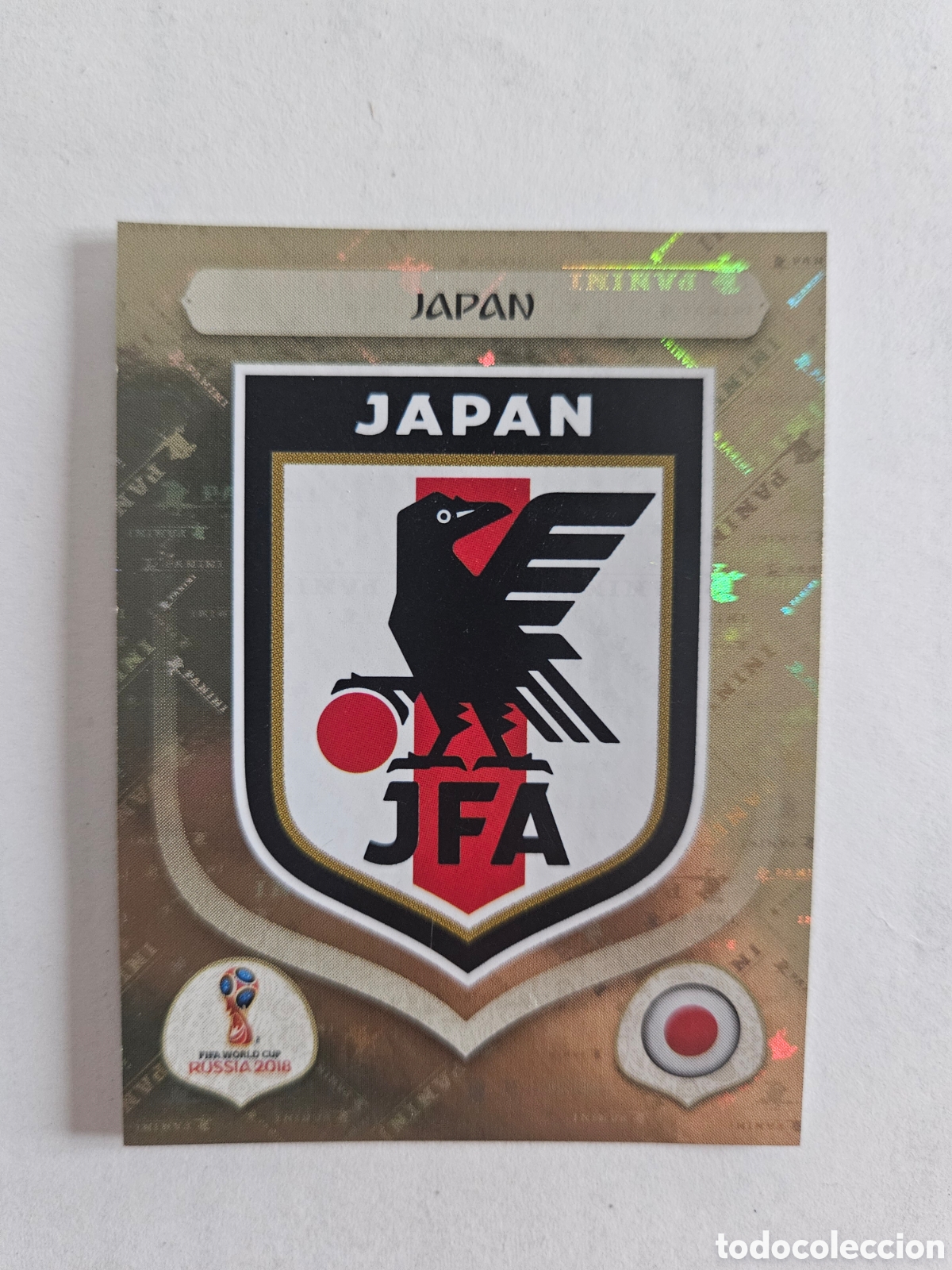 Figurine di Calcio: 652 ESCUDO LOGO JAPON JAPAN CROMOS MUNDIAL FUTBOL 18 FIFA WORLD CUP RUSSIA RUSIA 2018