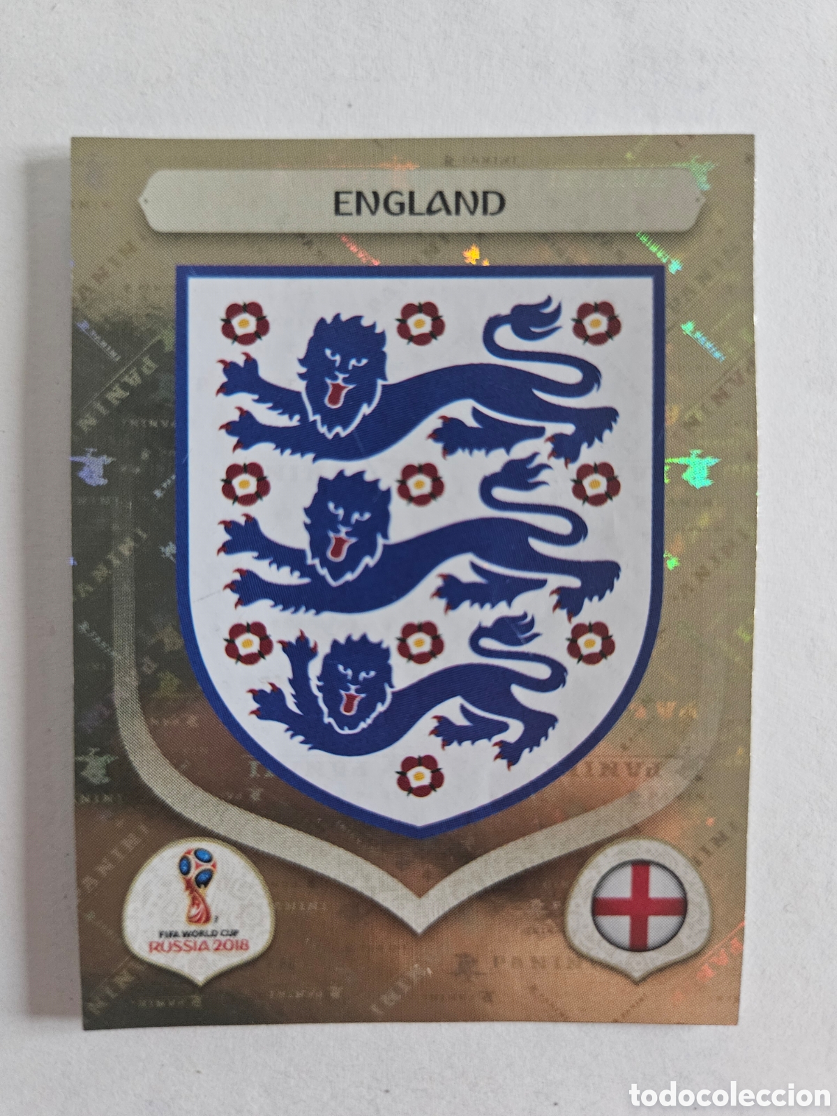 Figurine di Calcio: 572 ESCUDO LOGO INGLATERRA CROMOS MUNDIAL FUTBOL 18 FIFA WORLD CUP RUSSIA RUSIA 2018