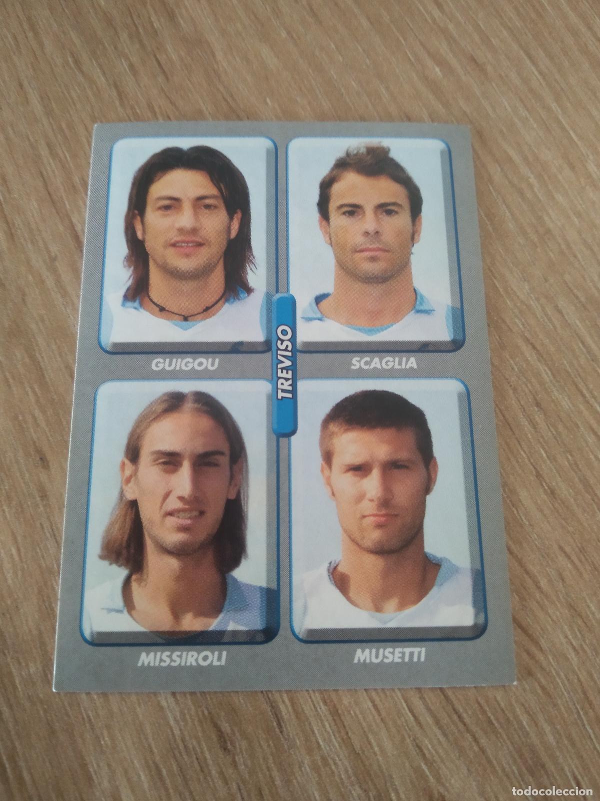 Fu&szlig;ball-Sticker: 609 GUIGOU SCAGLIA MISSIROLI MUSETTI CROMO FUTBOL PANINI LIGA ITALIA 2008-2009 CALCIATORI 08-09