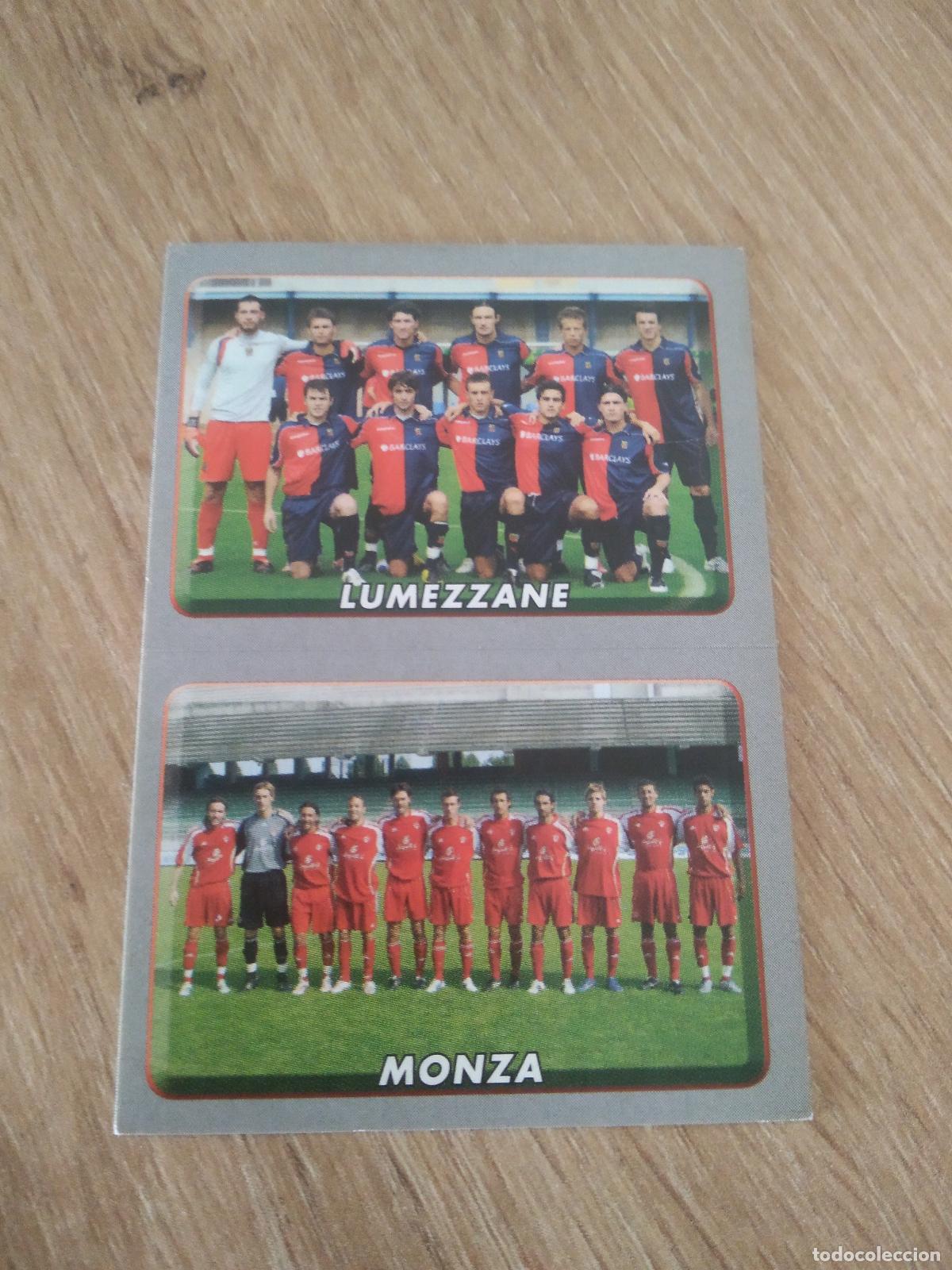 Cromos de f&uacute;tbol: 635 EQUIPO PLANTILLA LUMEZZANE MONZA CROMO FUTBOL PANINI LIGA ITALIA 2008-2009 CALCIATORI 08-09