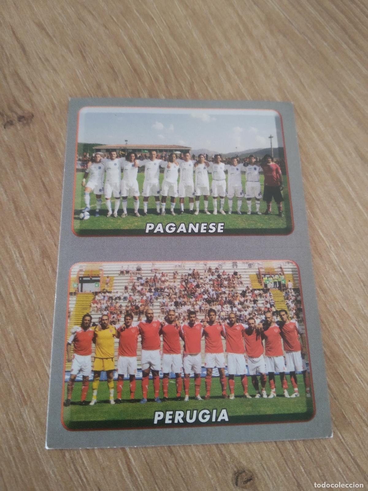 Cromos de f&uacute;tbol: 652 EQUIPO PLANTILLA PAGANESE PERUGIA CROMO FUTBOL PANINI ITALIA 2008-2009 CALCIATORI 08-09