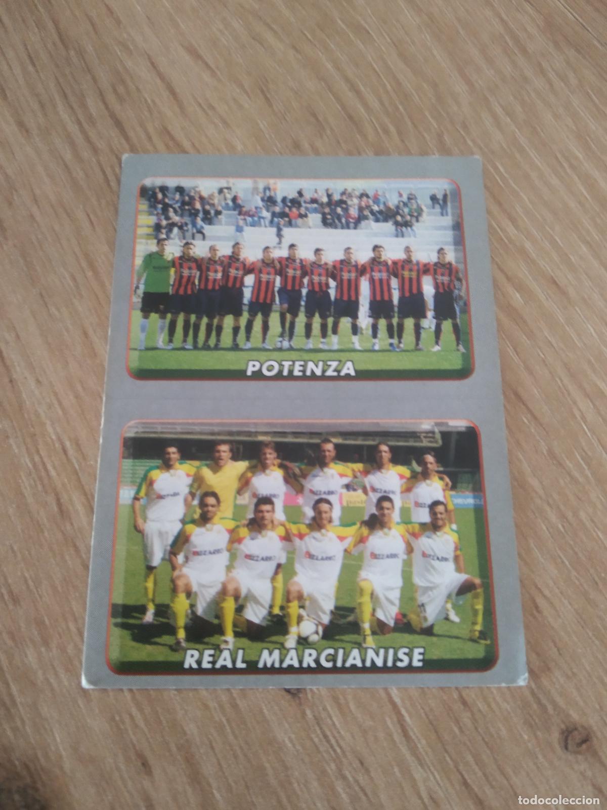Cromos de f&uacute;tbol: 655 EQUIPO PLANTILLA POTENZA REAL MARCIANISE CROMO FUTBOL PANINI ITALIA 2008-2009 CALCIATORI 08-09