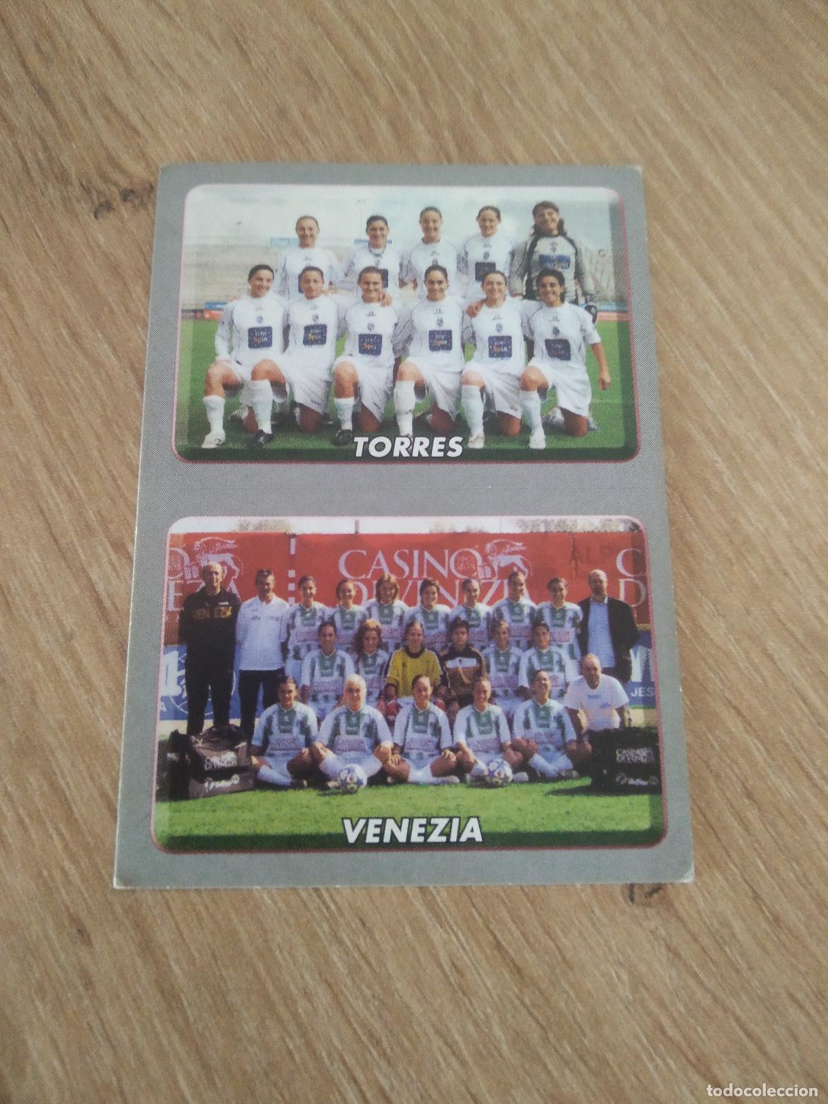 Cromos de f&uacute;tbol: 678 EQUIPO FEMENINO TORRES VENEZIA CROMO FUTBOL PANINI LIGA ITALIA 2008-2009 CALCIATORI 08-09